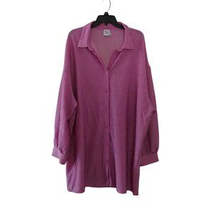 Princess Polly Evolving Shirt Dress Pink, US Size 14